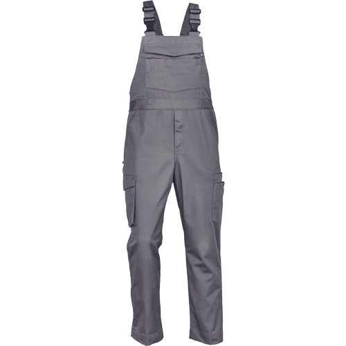 Pracovní kalhoty s laclem TELDE - šedá,