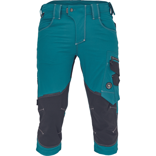 Pracovní tříčtvrteční kalhoty NEURUM PFM - petrolejová,