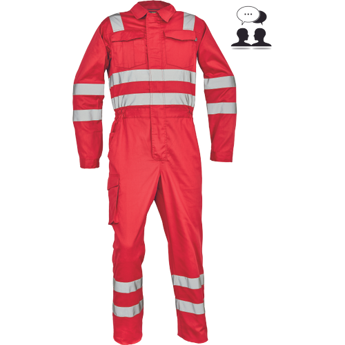 Montérková kombinéza ZAMORA RFLX - červená,