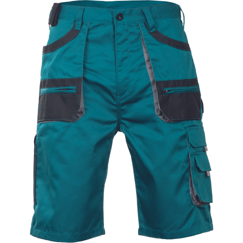 Pracovní kraťasy FF CARL BE-01-009 - zelená / černá,