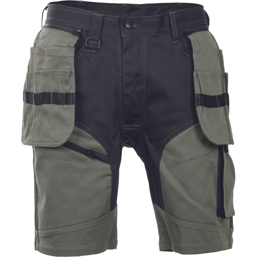 Pracovní kraťasy KEILOR FP STRETCH - olivová / černá,