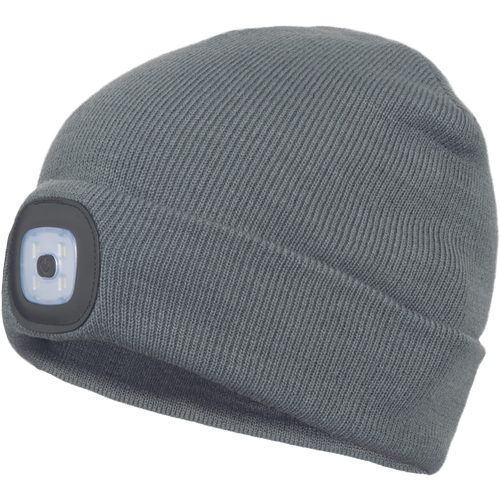 Zimní čepice DEEL LED - šedá, 