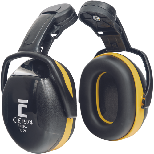 Ochranná sluchátka ED 2C EAR DEFENDER - žlutá