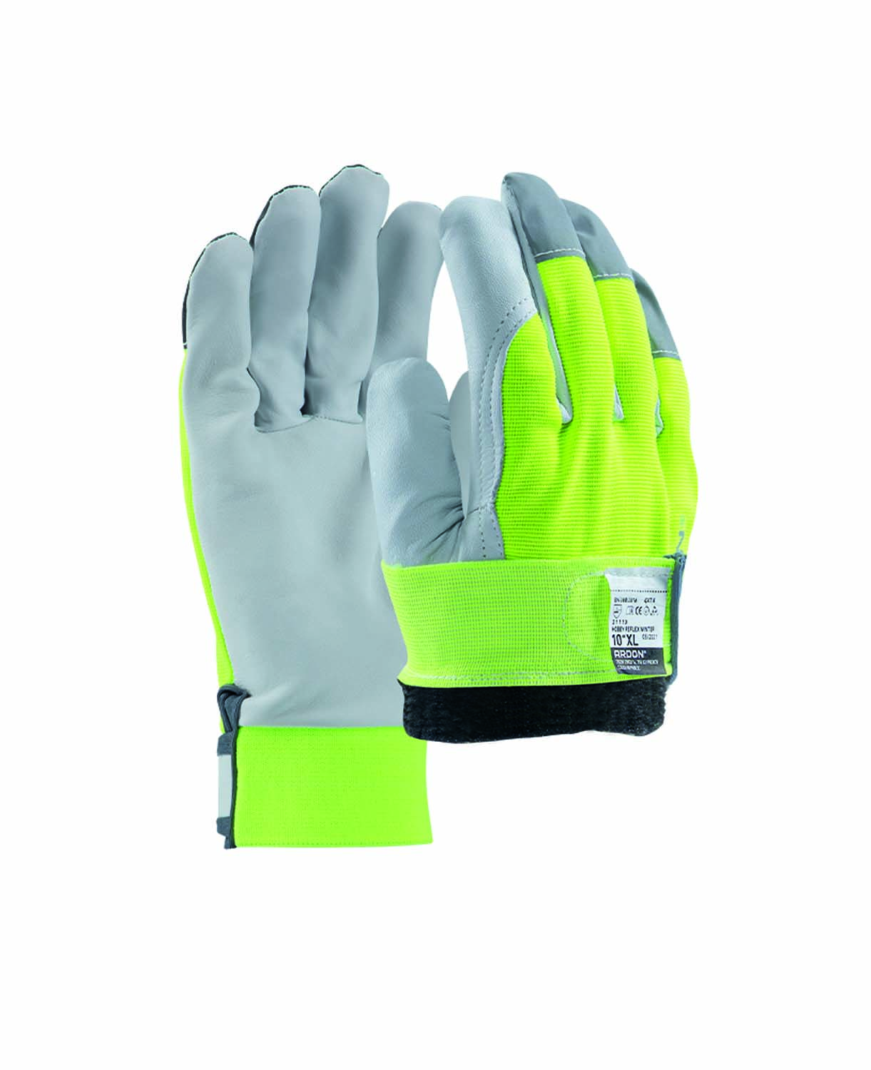 Pracovní zimní rukavice ARDON® HOBBY REFLEX WINTER - žlutá,