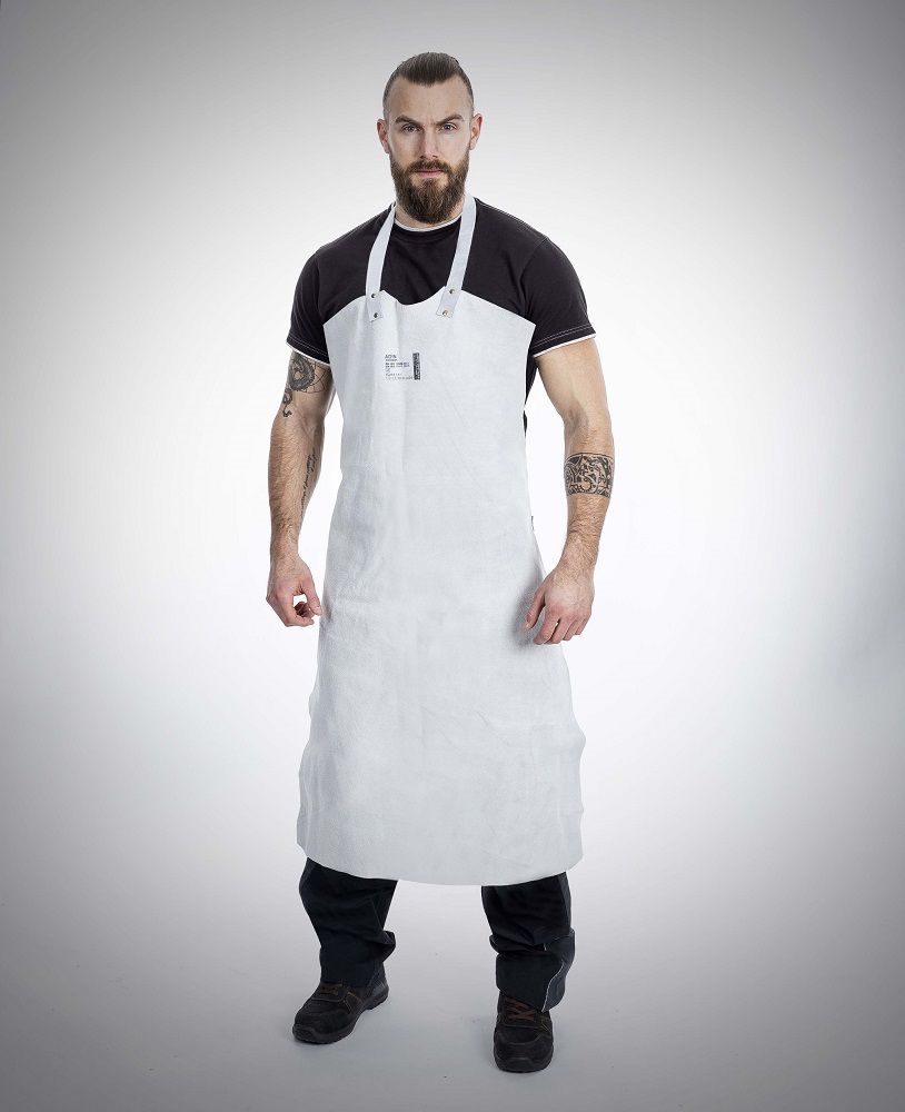 Kovářská zástěra s laclem ARDON® ADIN - šedá, uni