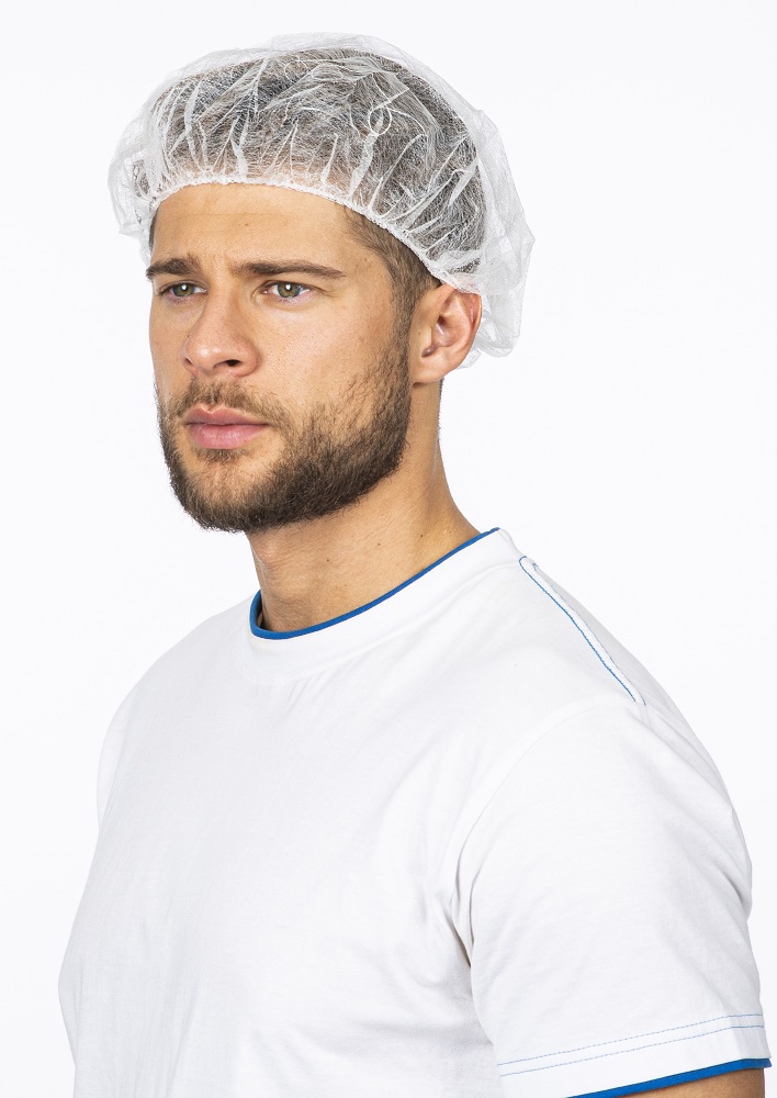 Jednorázová PP čepice ARDON® INA, 100 ks - bílá, uni