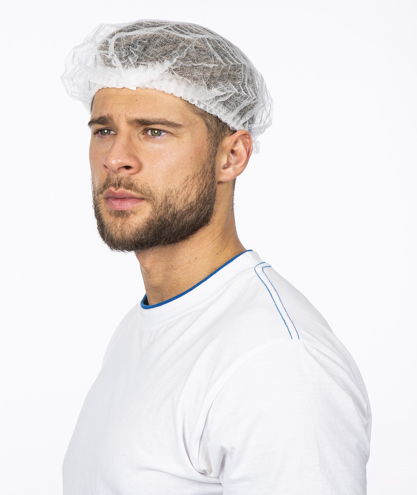 Jednorázová PP čepice clip ARDON® ULA, 100 ks - bílá, uni