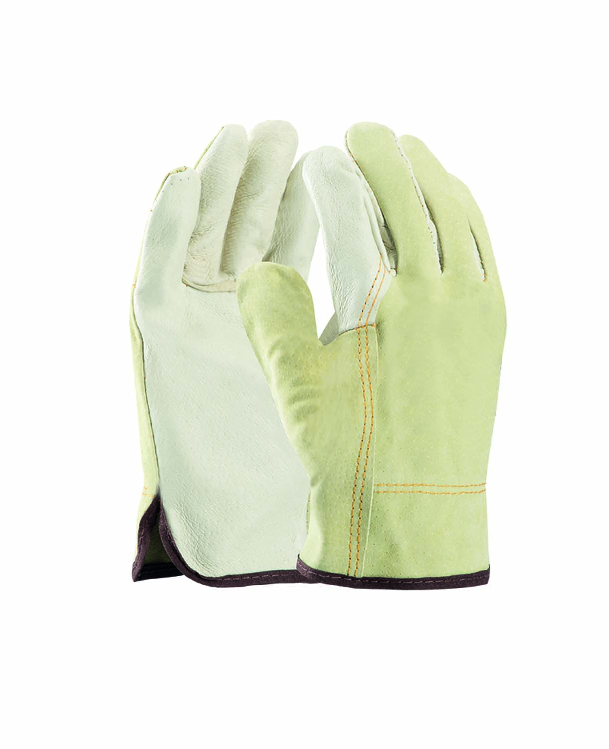 Celokožené pracovní rukavice ARDON® HILTON - hnědá, 10