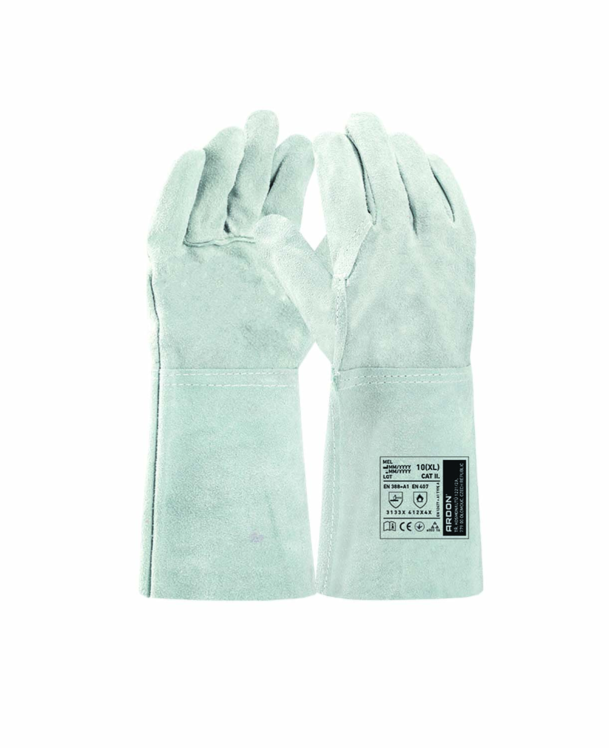 Svářečské rukavice ARDON® MEL - šedá,