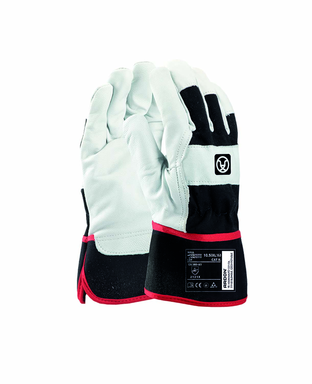 Kombinované pracovní rukavice ARDON® WALL - šedá, 10-SPE