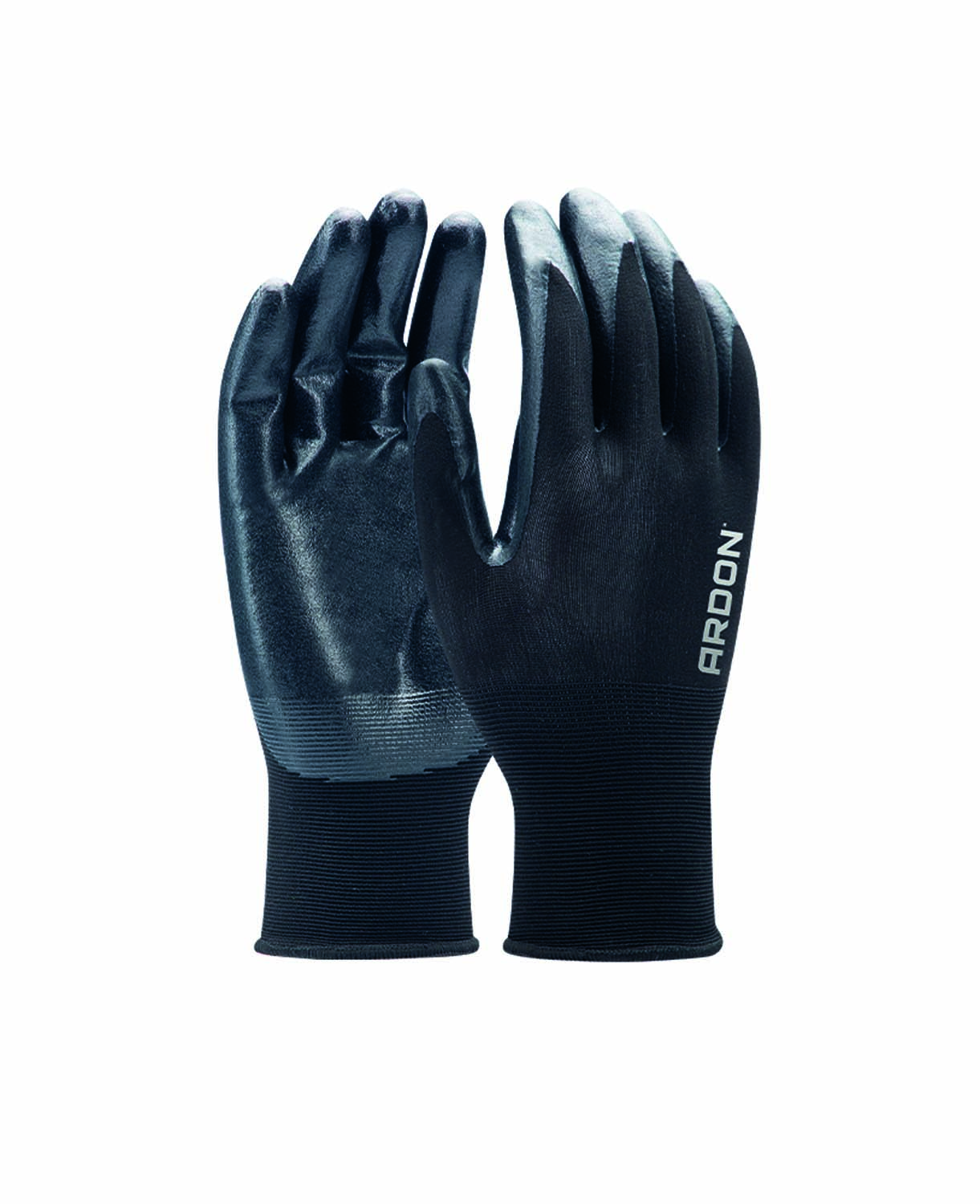 Máčené pracovní rukavice ARDON® LITE TOUCH OIL - černá,