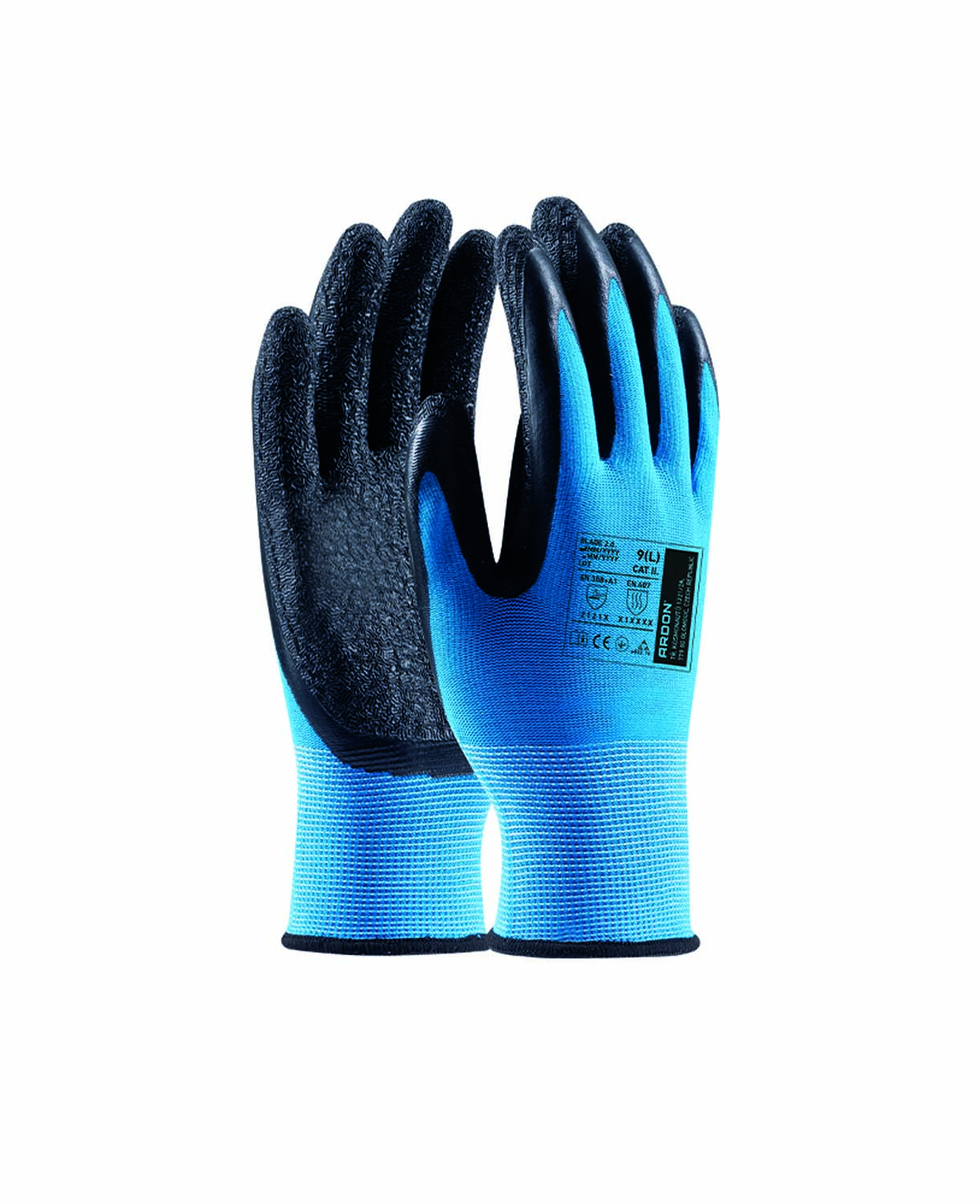Máčené pracovní rukavice ARDON® BLADE 2.0 - modrá,
