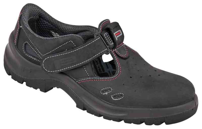 Bezpečnostní sandály PANDA TOPOLINO S1 SRC - černá,