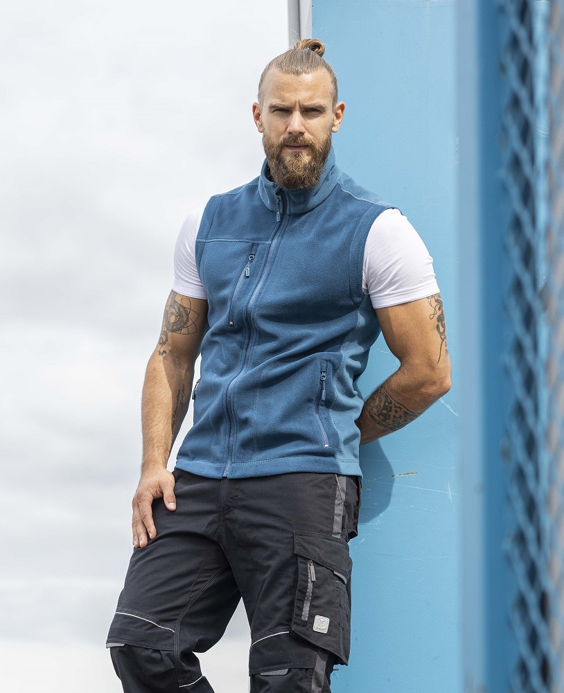 Pánská fleecová vesta ARDON® MARTIN zelená XL - modrá