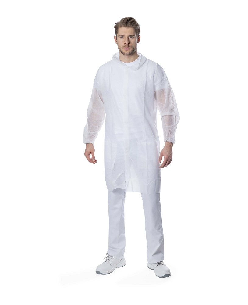 Jednorázový PP plášť ARDON® SYLVIE - bílá