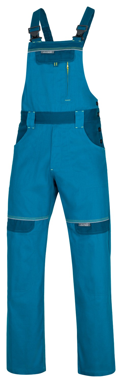 Pánské prodloužené pracovní kalhoty s laclem ARDON® COOL TREND - středně modrá