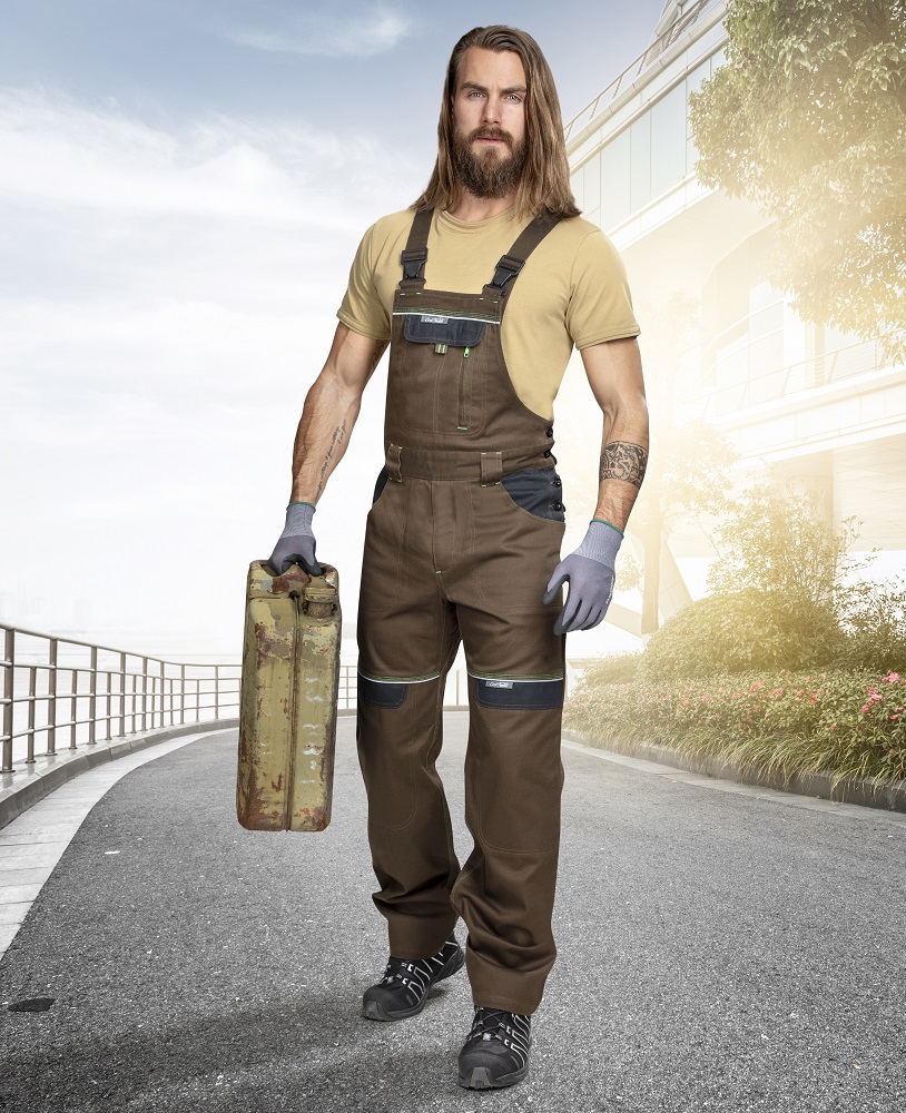 Pánské zkrácené pracovní kalhoty s laclem ARDON® COOL TREND