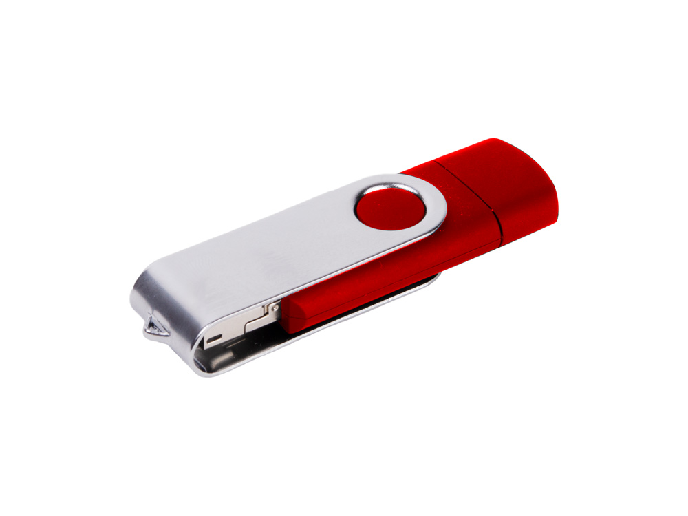 Klasický USB flash disk TWISTO OTG - duální USB 3.0 Type-C 3v1 červená Klasický USB flash disk TWISTO OTG - duální USB 3.0 Type-C 3v1 červená