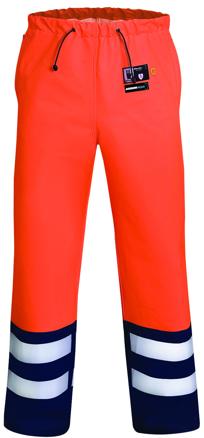 Voděodolné reflexní kalhoty ARDON® AQUA 512/A - oranžová,