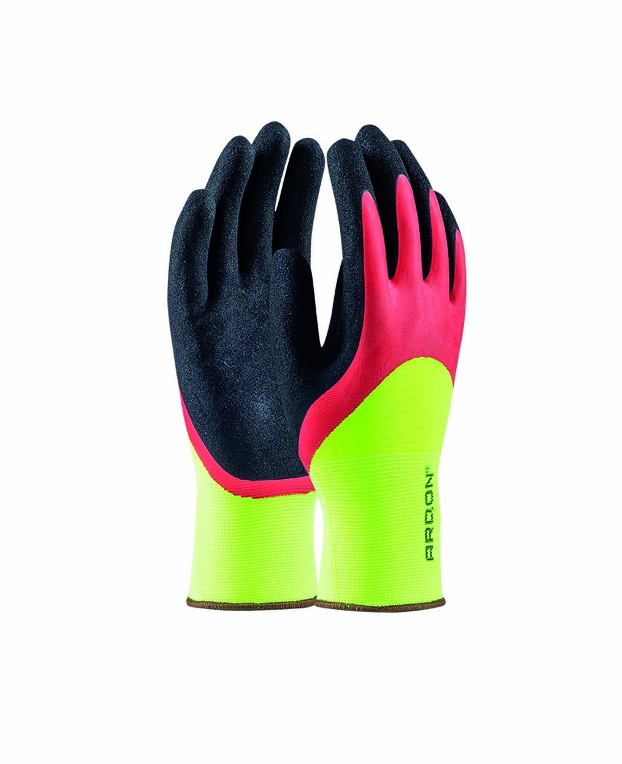 Máčené pracovní rukavice ARDON® PETRAX DOUBLE - červená,