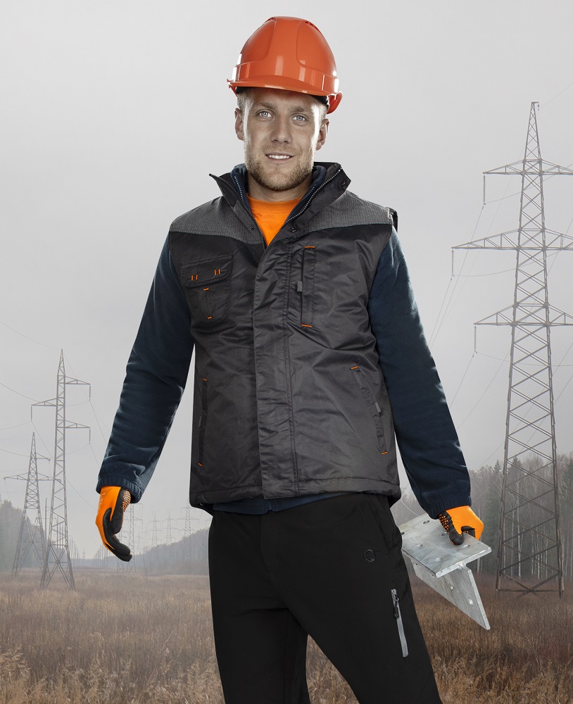 Pánská zimní pracovní vesta ARDON® BEN - černá, M