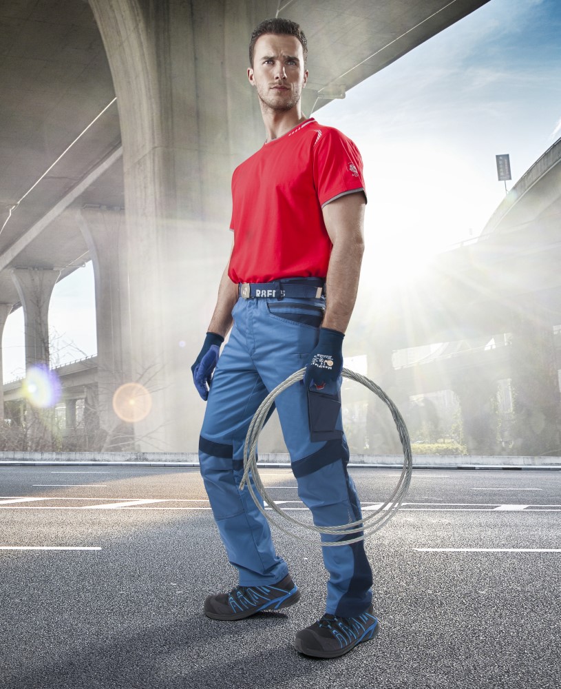 Pánské zkrácené pracovní kalhoty ARDON® R8ED+ - modrá,