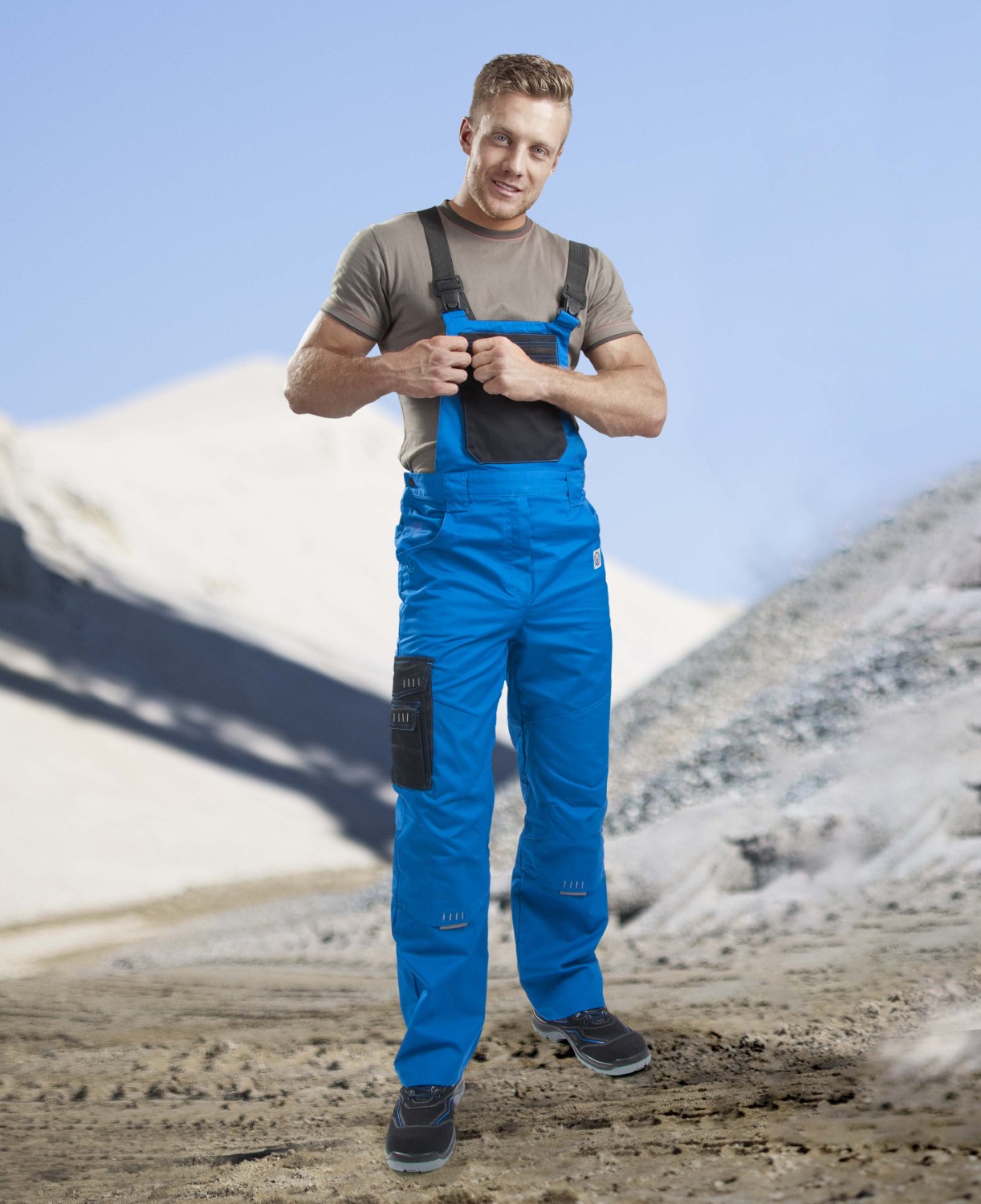 Pánské zkrácené pracovní kalhoty s laclem ARDON® 4TECH