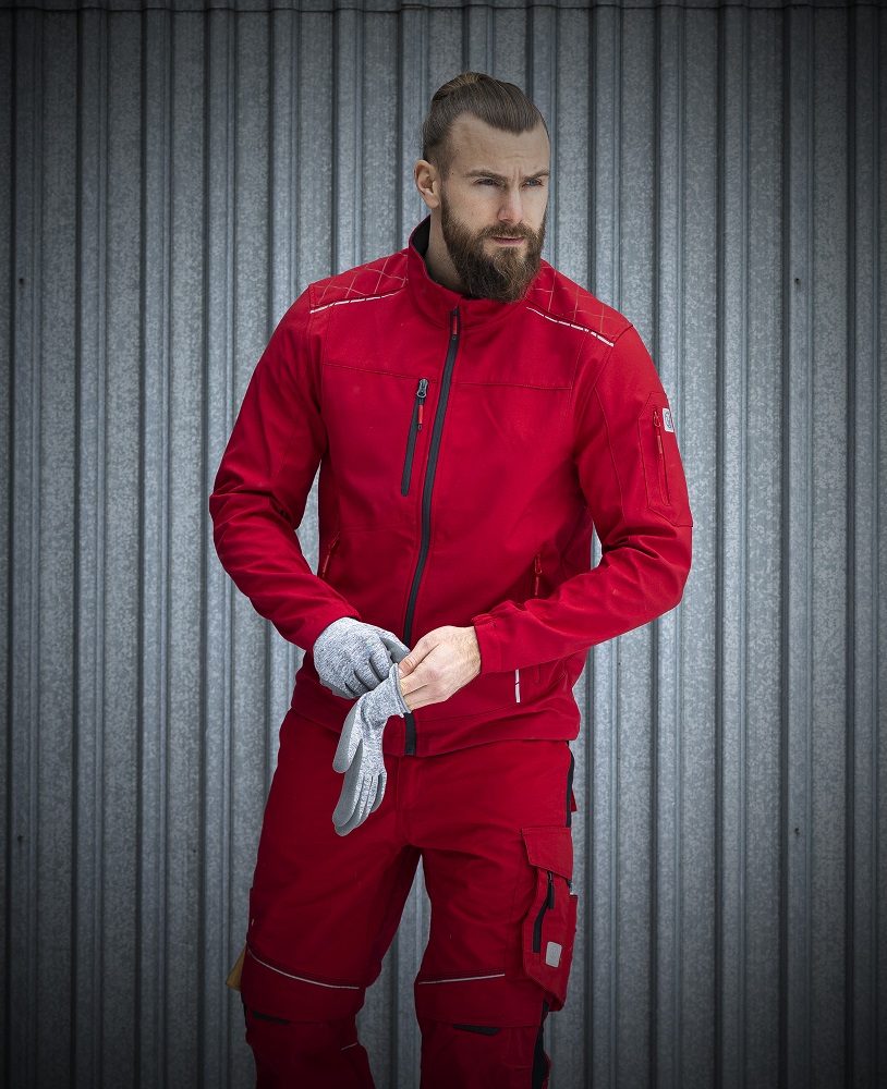 Pánská softshellová bunda ARDON® VISION - červená