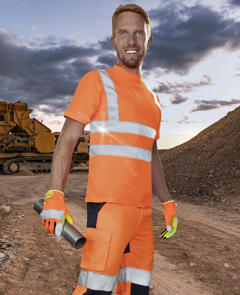 Pánské reflexní tričko ARDON® REF102 - oranžová