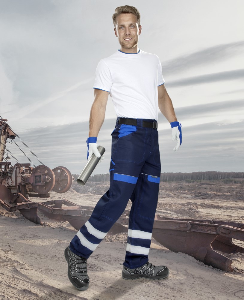 Pánské pracovní kalhoty ARDON® COOL TREND s reflexními pruhy