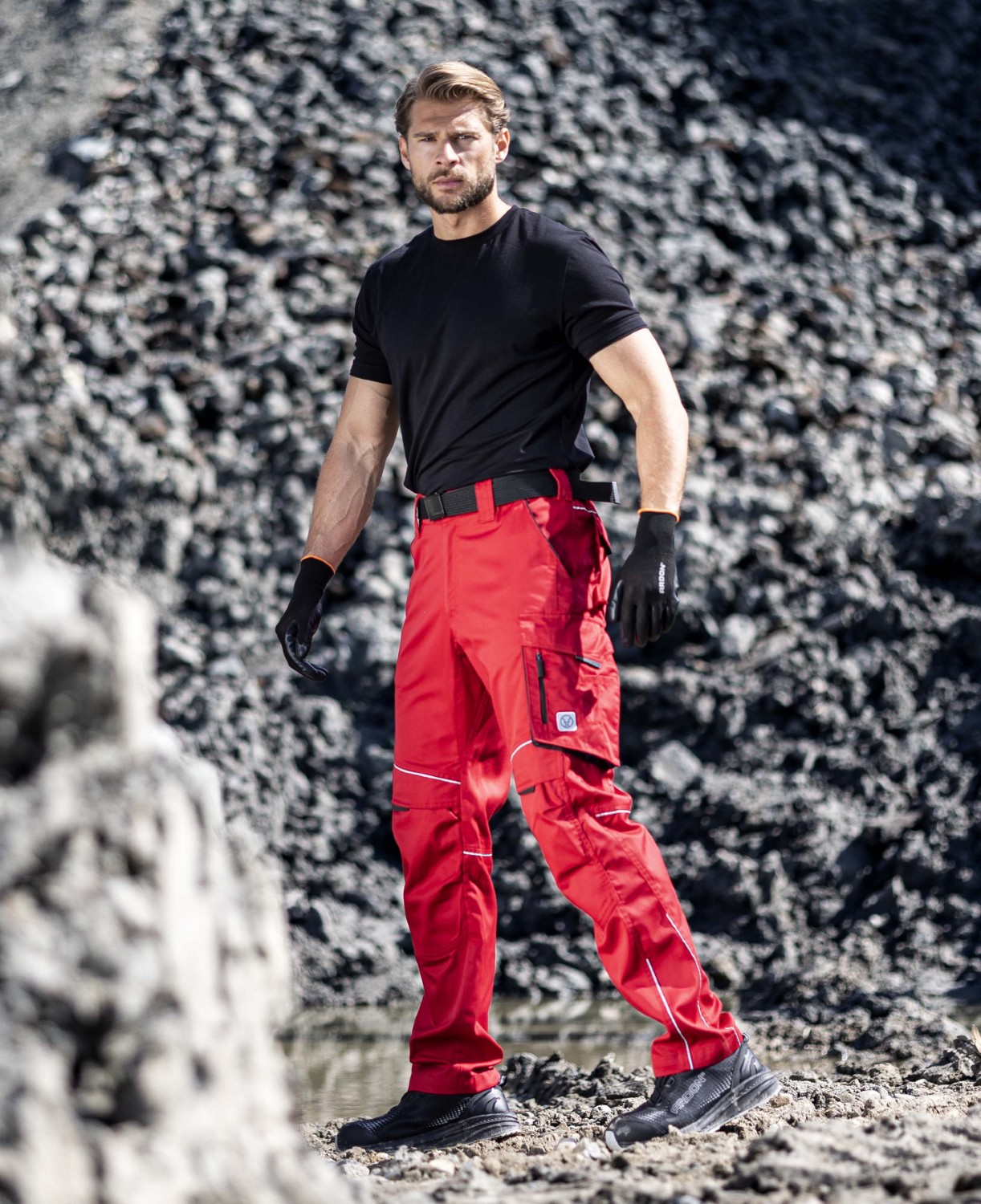 Pánské pracovní kalhoty ARDON® SUMMER - červená,