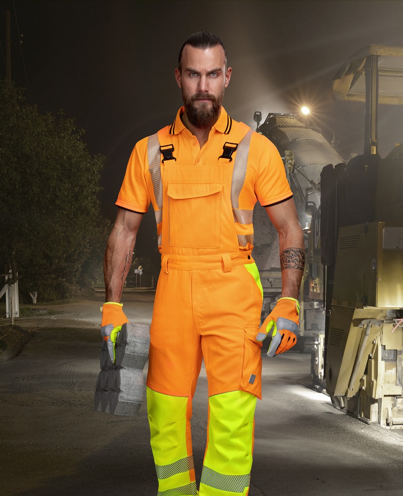 Pánské pracovní reflexní kalhoty s laclem ARDON® SIGNAL