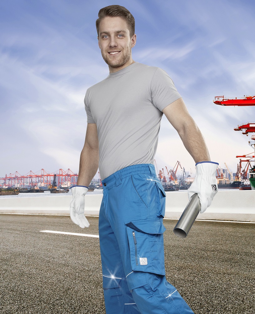 Pánské prodloužené pracovní kalhoty ARDON® SUMMER - modrá