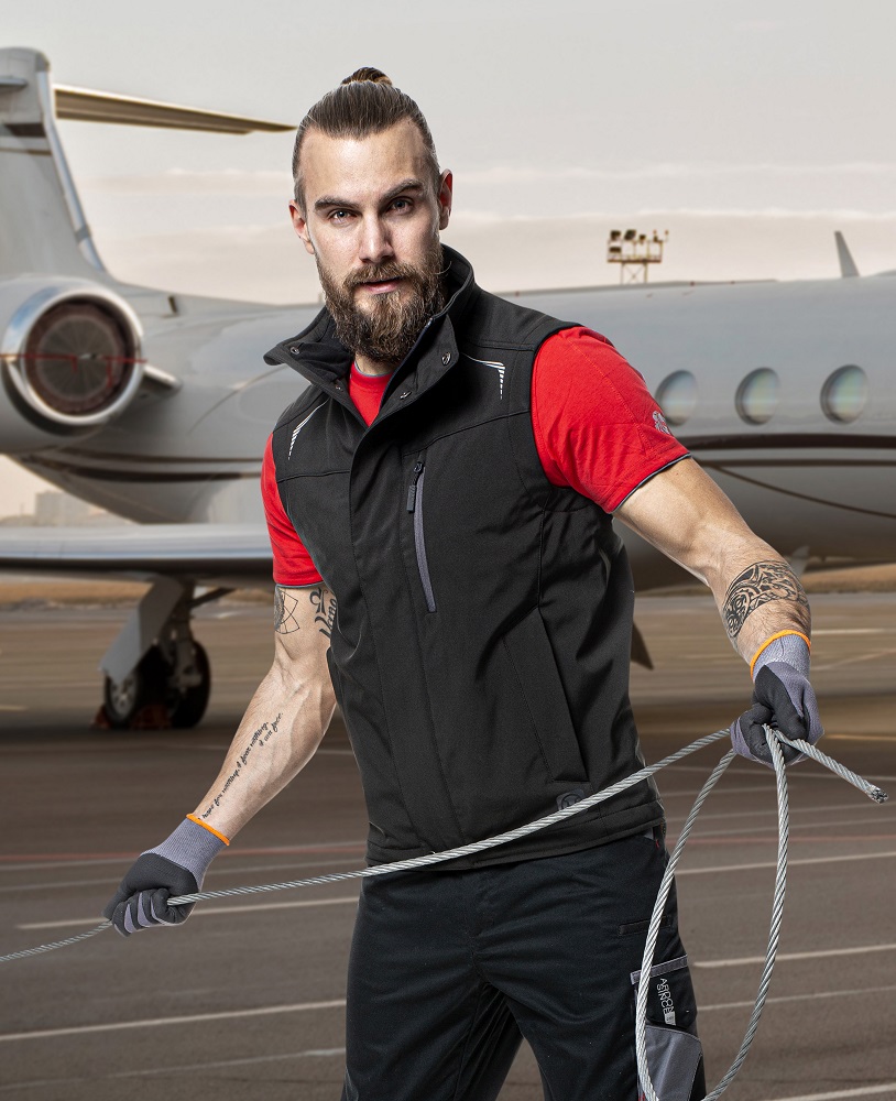 Pánská softshellová vesta ARDON® R8ED+ - černá, S