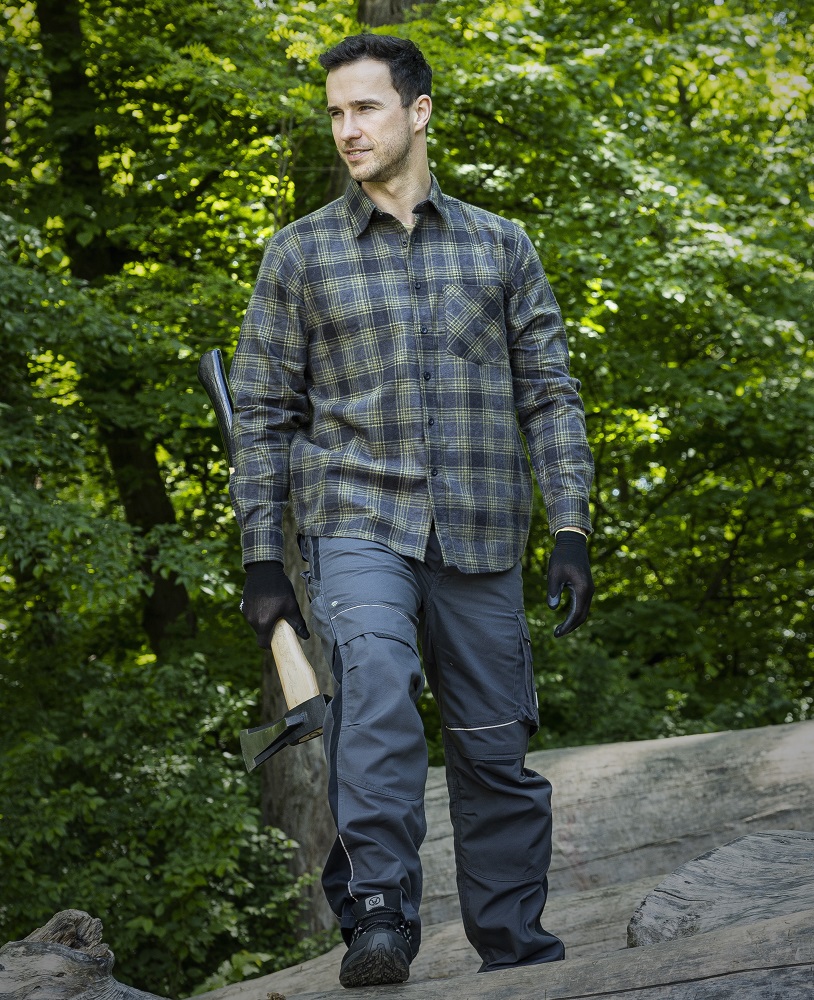 Pánská flanelová košile ARDON® URBAN+ - černá