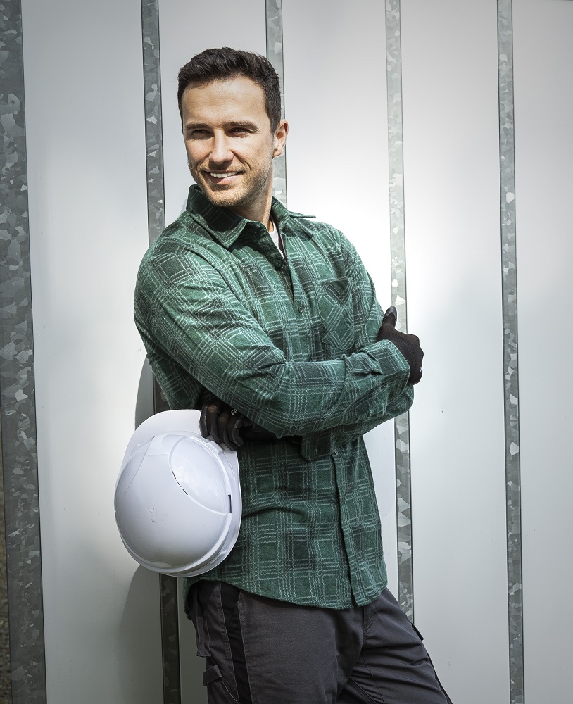 Pánská flanelová košile ARDON® URBAN+ - zelená