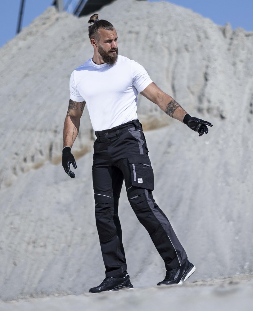 Pánské prodloužené pracovní kalhoty ARDON® URBAN+ - černá