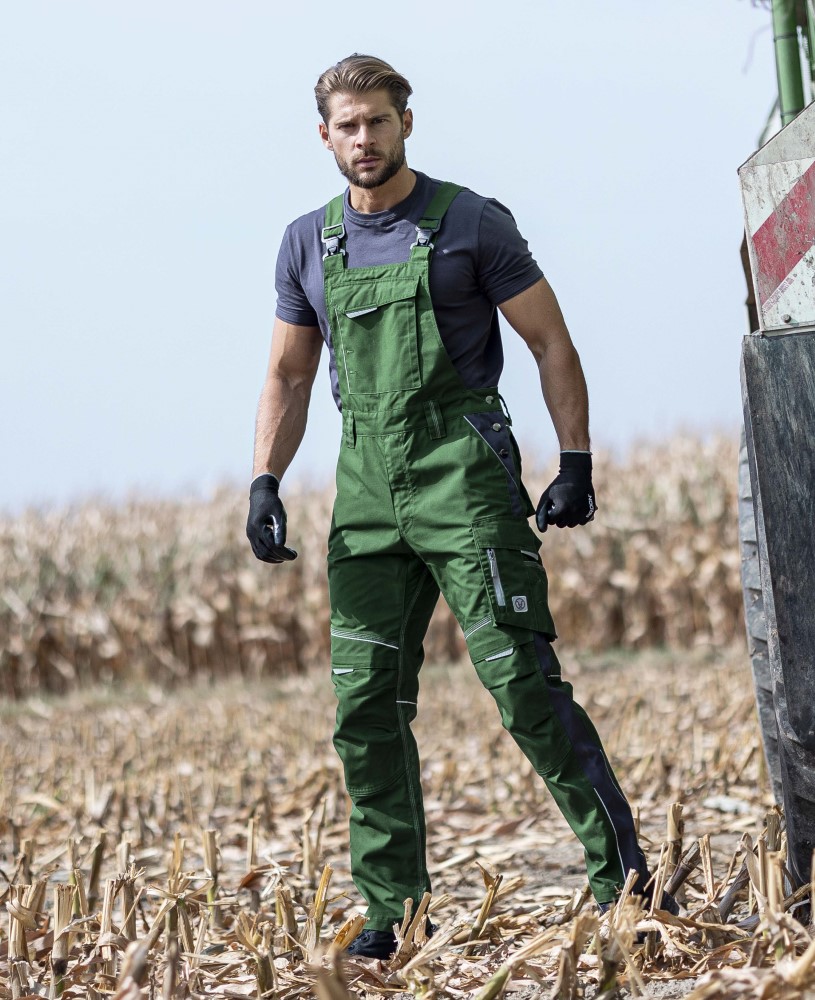 Pánské zkrácené pracovní kalhoty s laclem ARDON® URBAN+