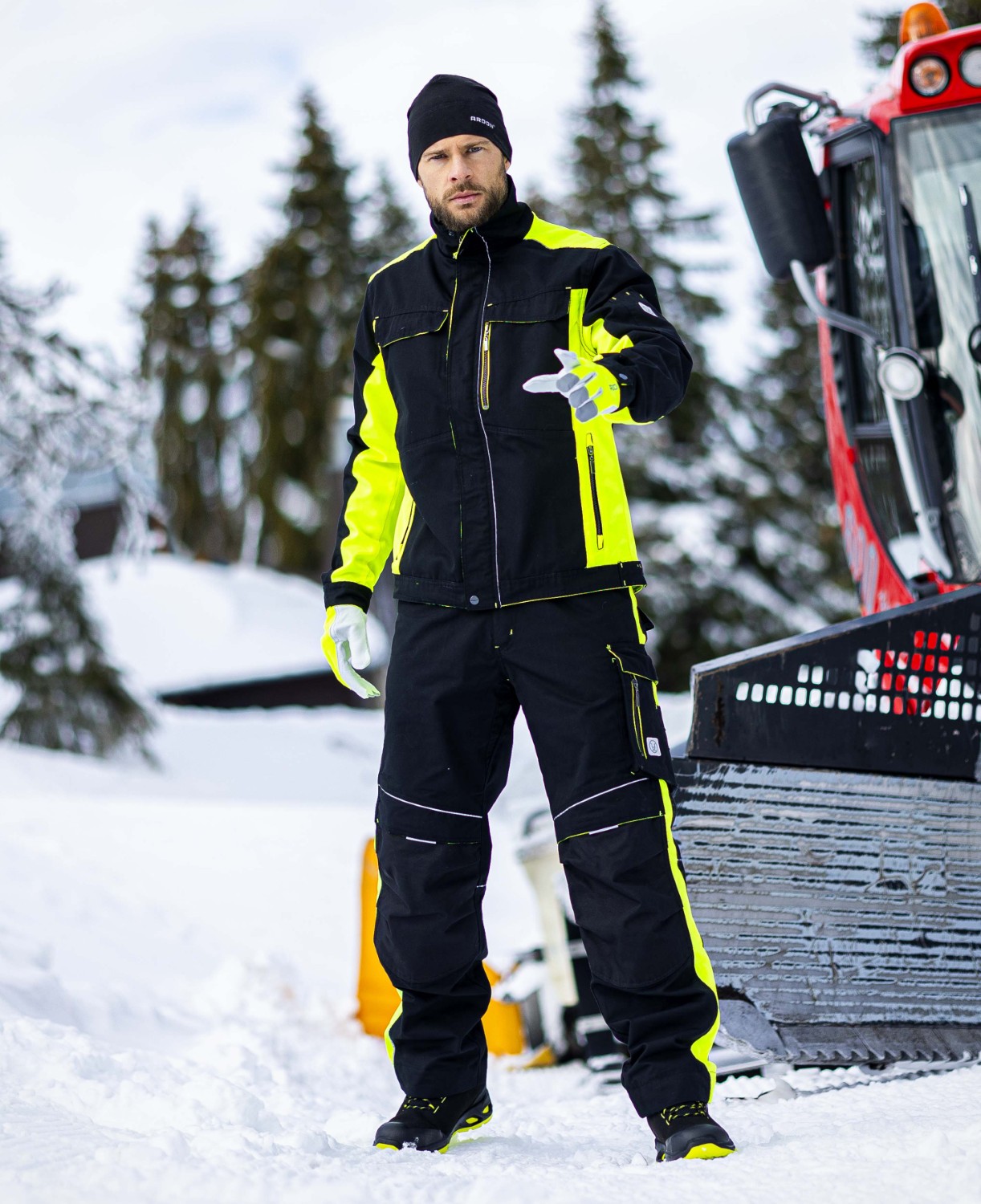 Pánská pracovní zimní blůza ARDON® NEON - černá