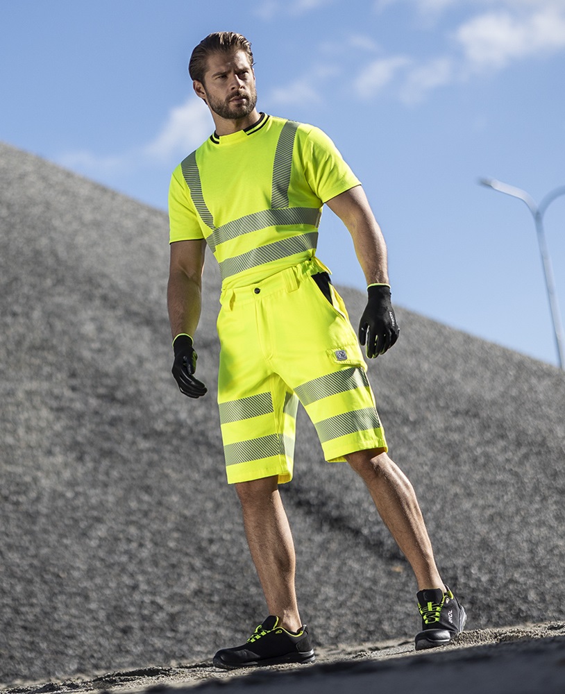 Pánské reflexní pracovní kraťasy ARDON® SIGNAL+ - žlutá / černá,
