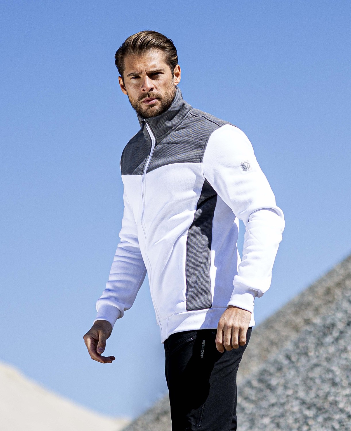 Pánská mikina ARDON® M007 - bílá