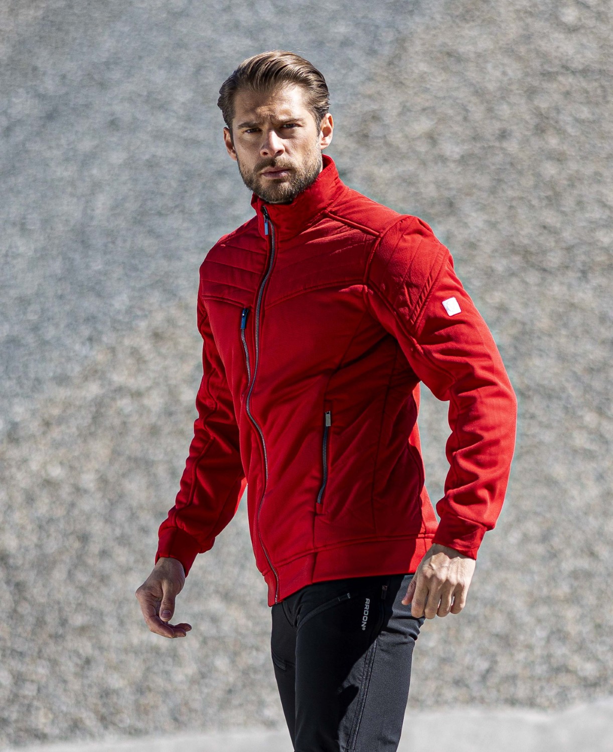 Zimní pánská bunda ARDON® HYBRID - červená