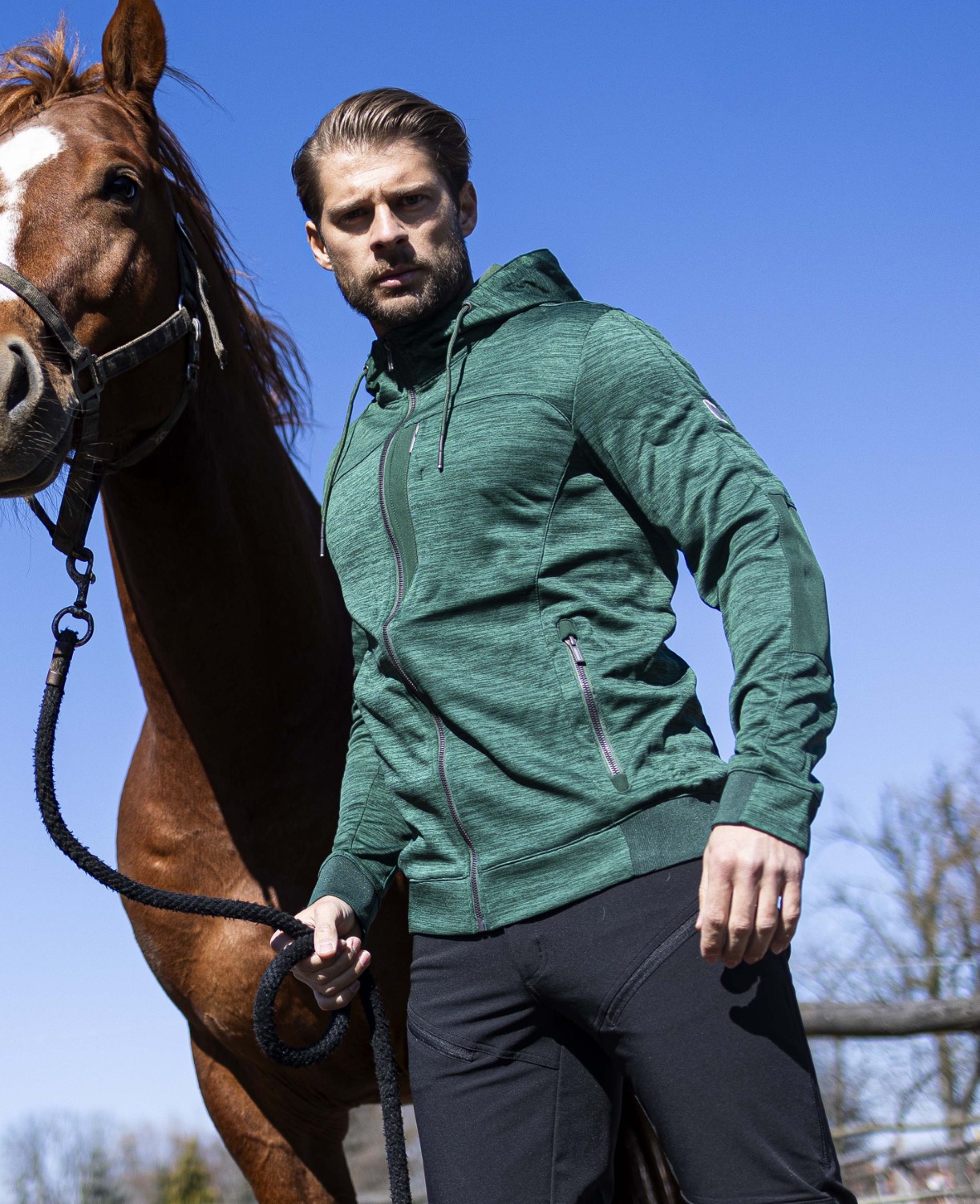 Pánská mikina ARDON® 3DBreathe - zelená