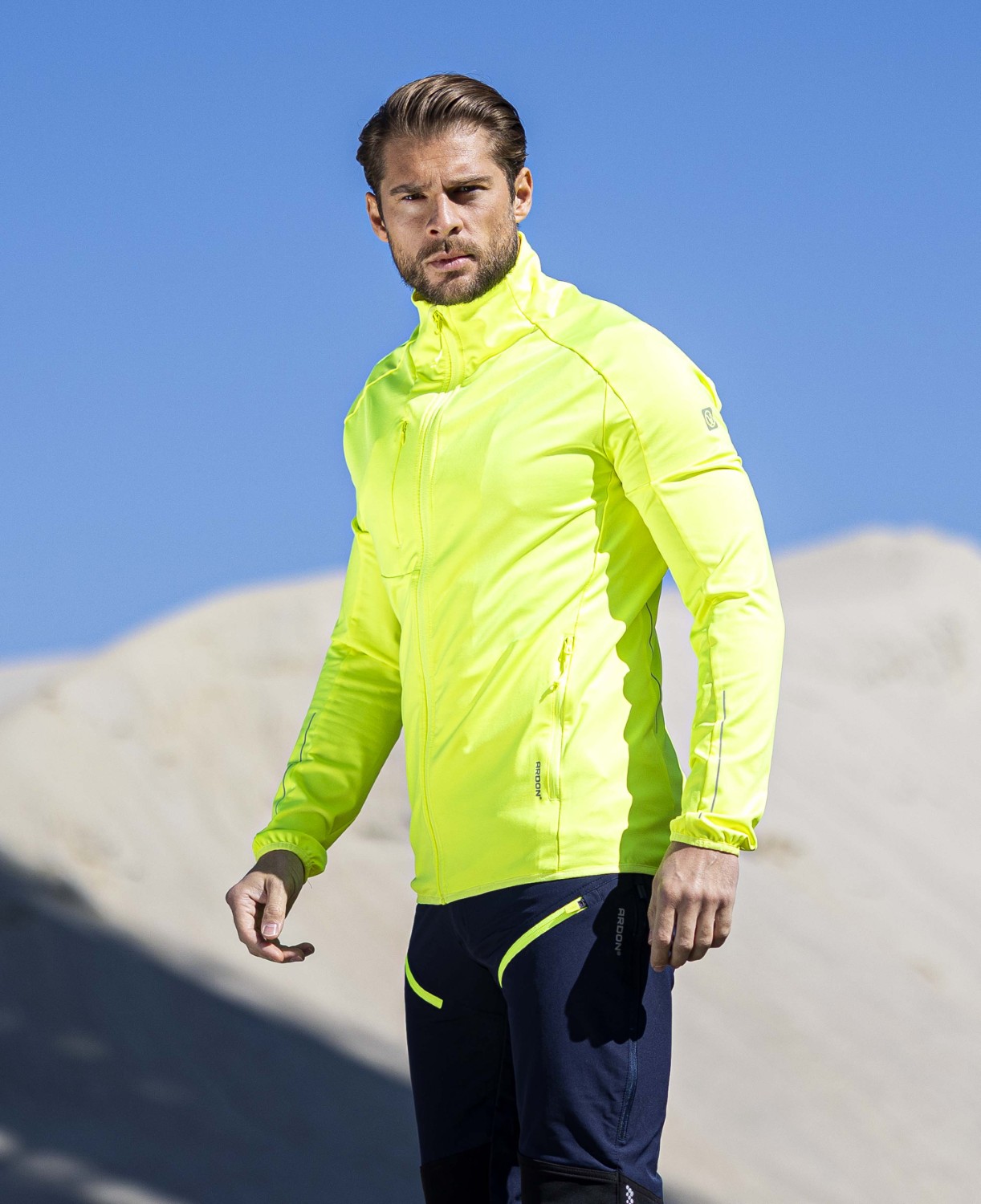 Pánská funkční mikina ARDON® BREEFFIDRY - žlutá