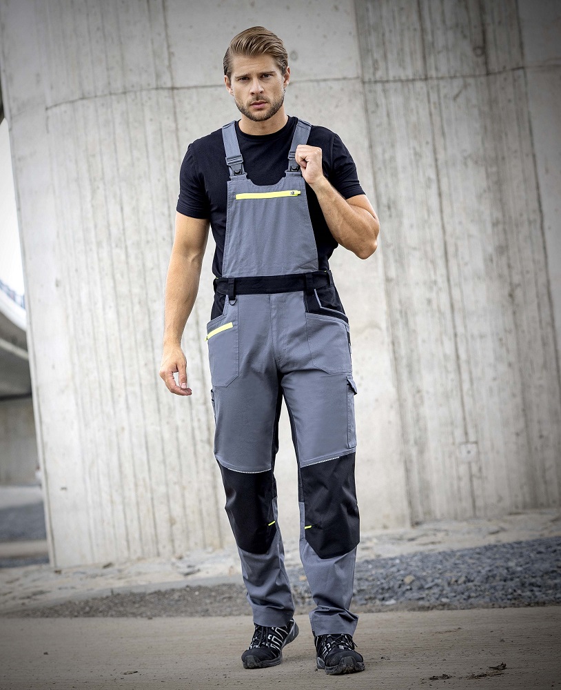 Pánské pracovní kalhoty s laclem ARDON® 4Xstretch®