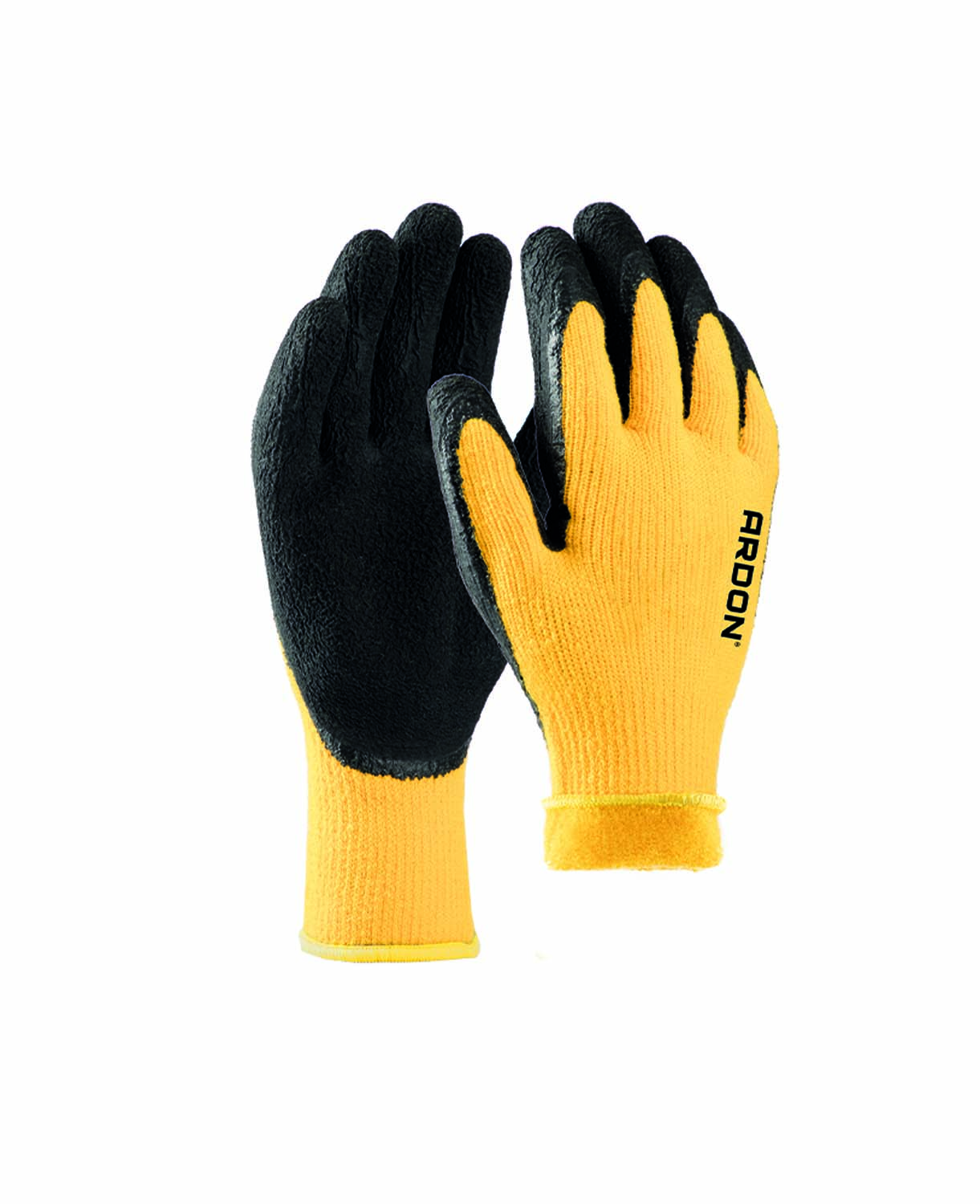 Zimní pracovní rukavice ARDON® PETRAX WINTER, 12 párů - žlutá,
