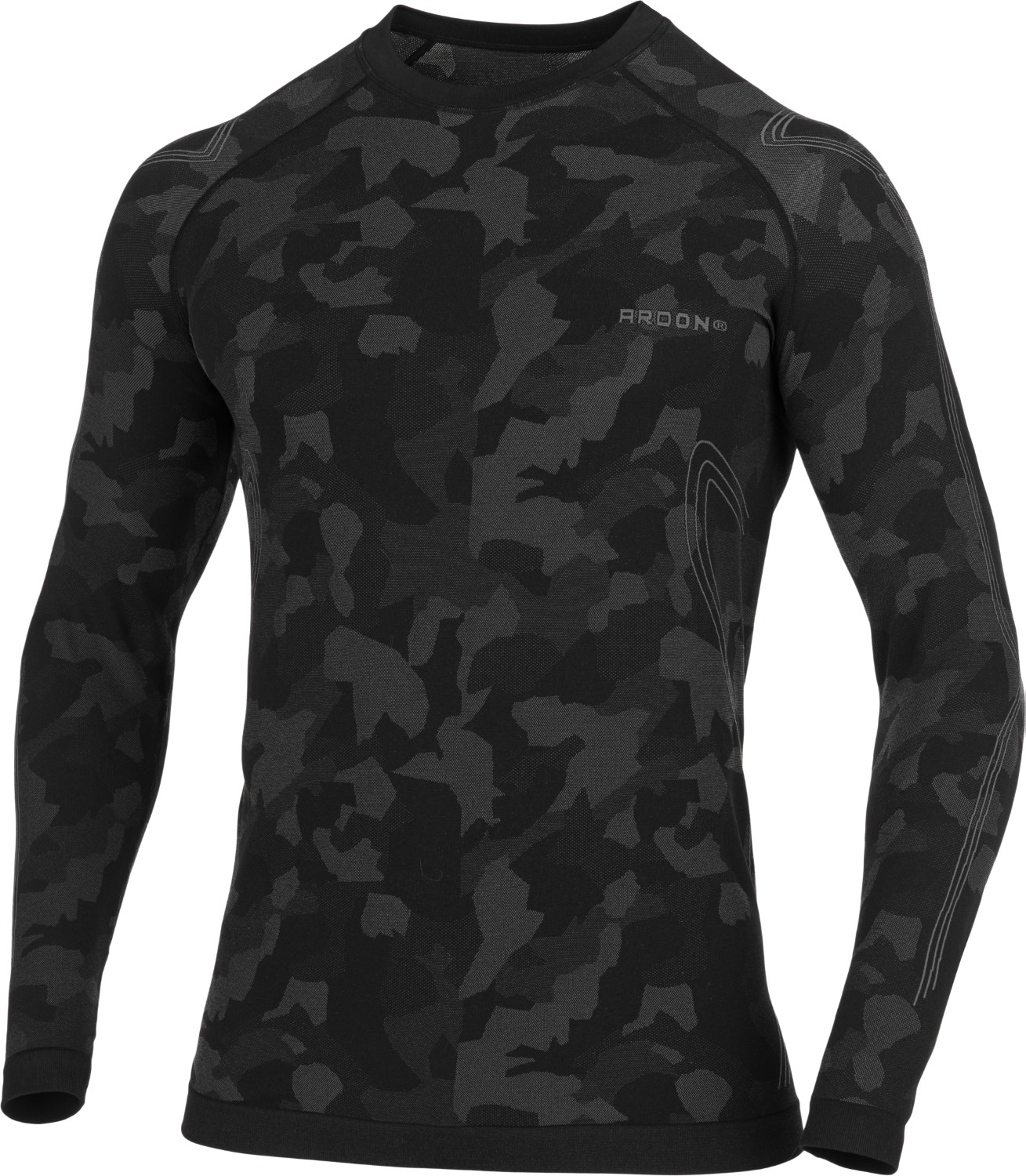 Funkční tričko s dlouhým rukávem ARDON® LYTANIX - camo černá