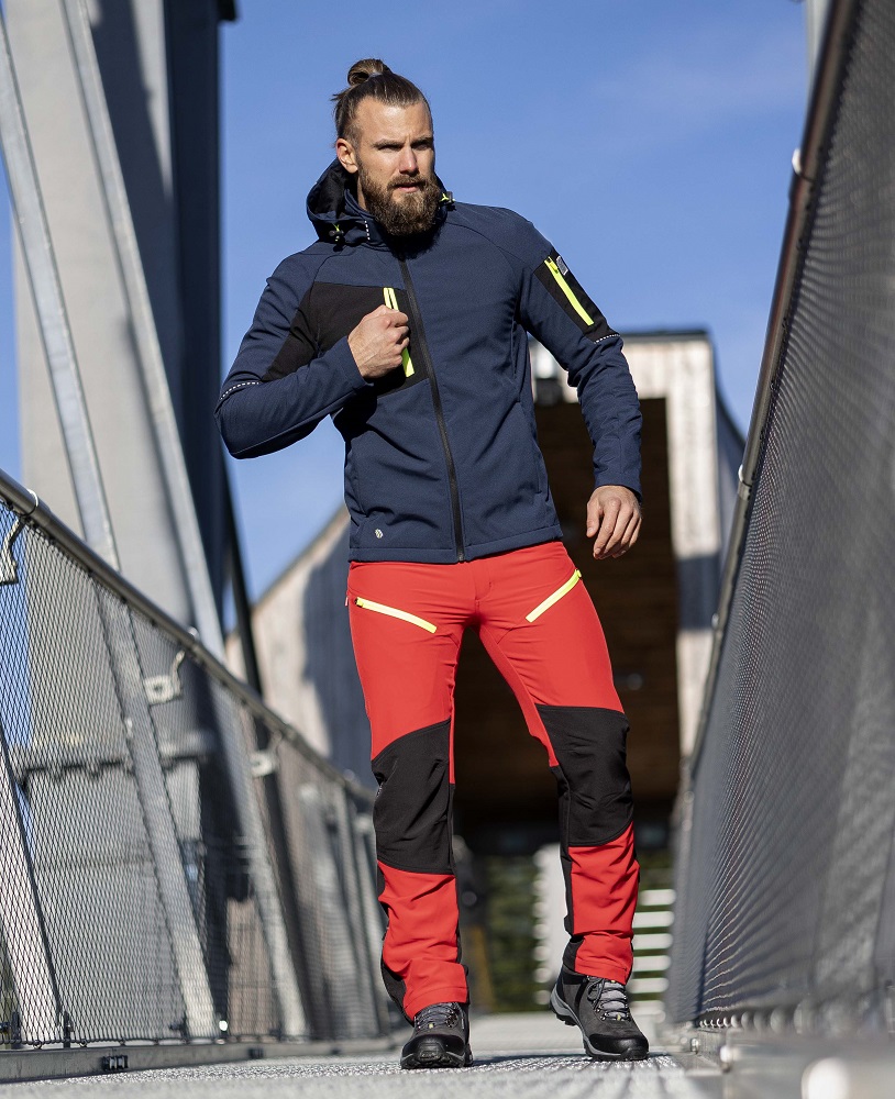 Pánské softshellové kalhoty ARDON® CITYCONIC® - červená,