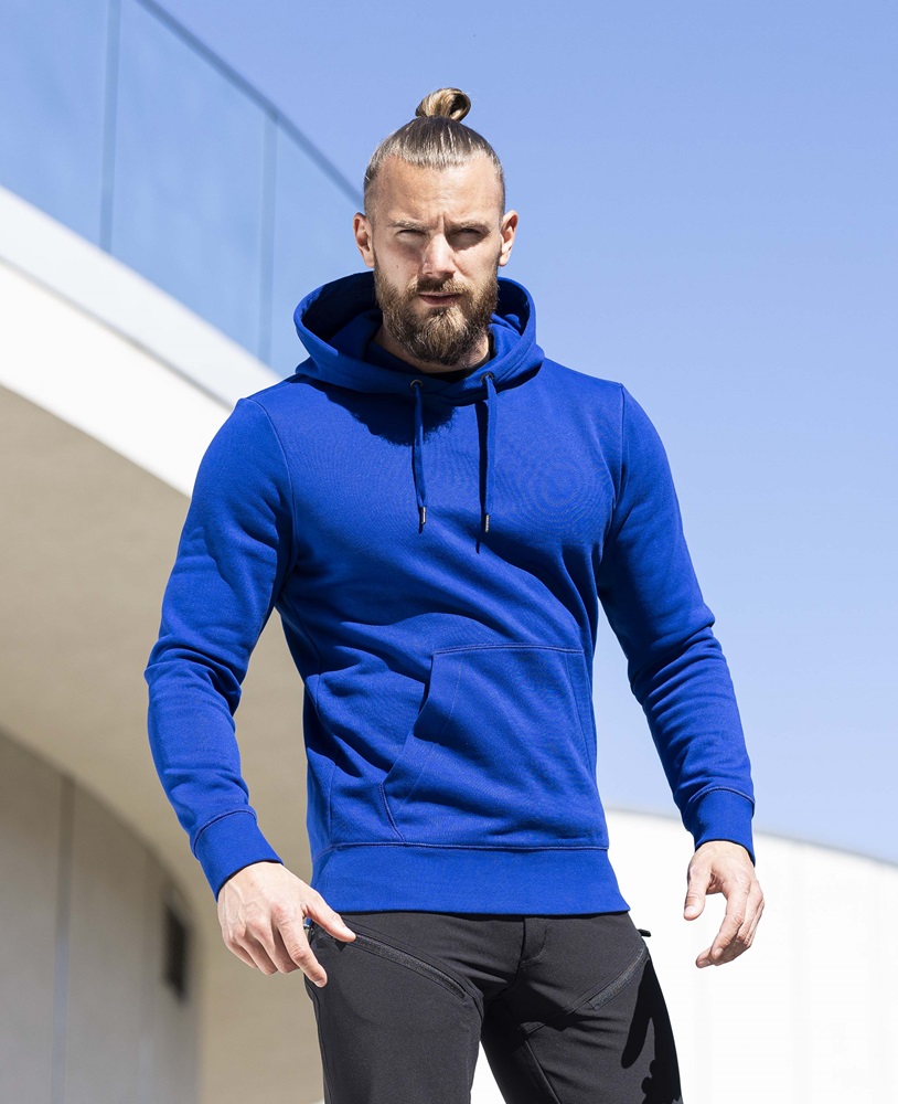 Pánská mikina s klokankou ARDON® RIVARY - středně modrá royal,