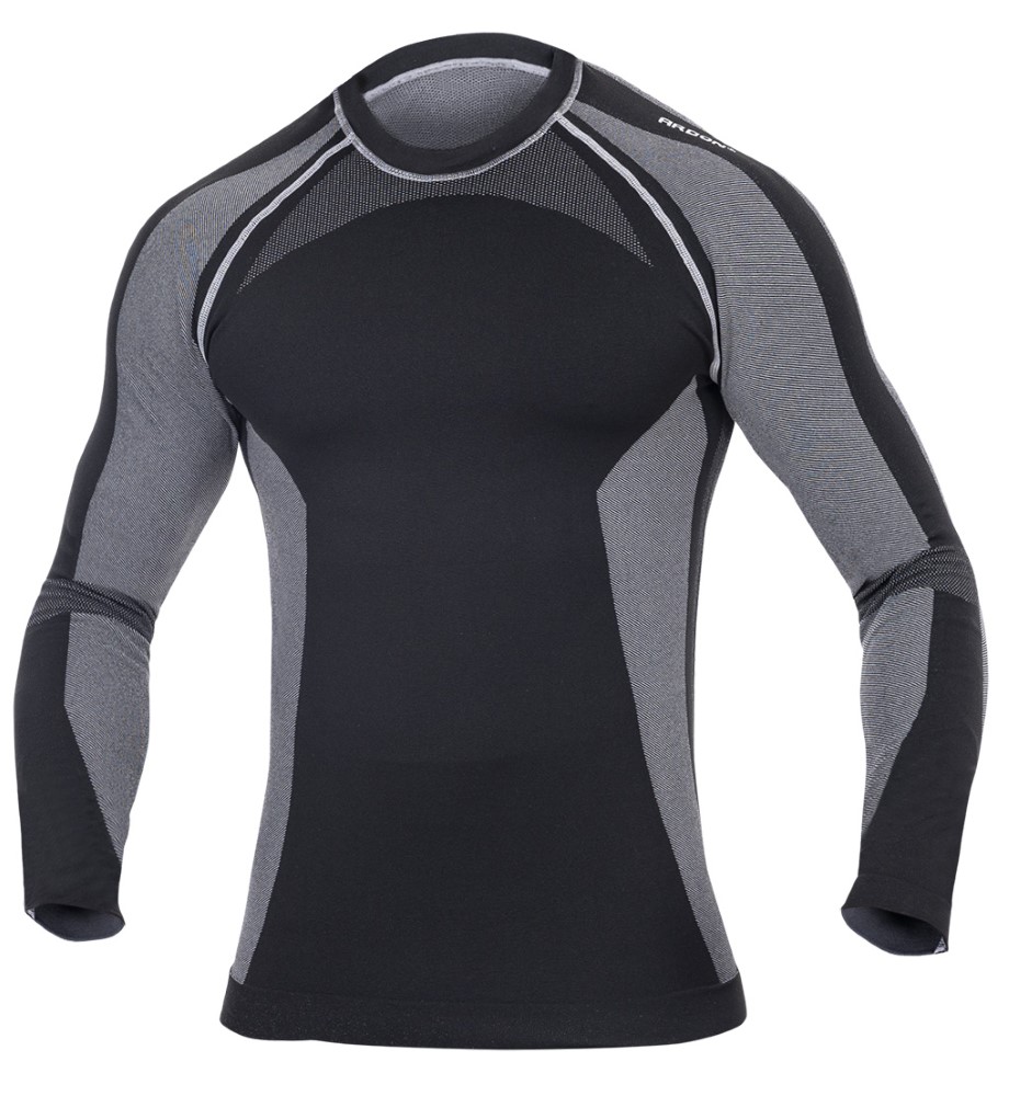 Bezešvé funkční tričko s dlouhým rukávem ARDON® AKREC - šedá